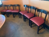 Restaurant Chairs, Lot of 6 Dimensions Furniture No. 5025, Sold 6x$