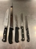 Lot of 5 Kitchen Knives