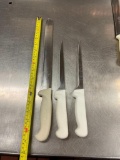 Lot of 3 NSF Kitchen Knives