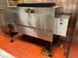 American Grill Co. Gas / Wood Rotisserie Smoker, 88in x 62in x 44in w/ 8 Racks, 750lb Capacity