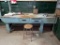 Primitive Work Bench and Cabinet, Buyer to Remove
