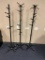 Lot of 3 Coat Racks