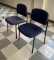 Two Matching Lobby Chairs by Basyx