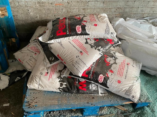 10 Bags Approx. Peladow Occidental Chemical Corp. 50lb Bags Snow/Ice Melt