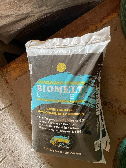Lot of 2 - 50lb Biomelt Deicer, Safe for Pets