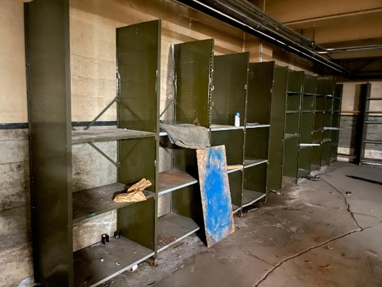 Misc. Metal Shelving, Buyer to Remove
