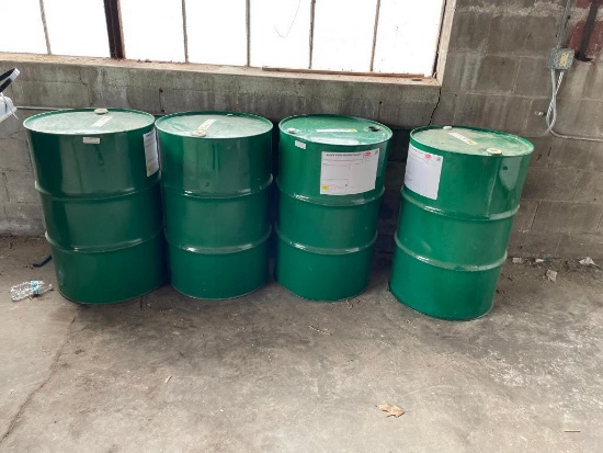4 Empty Steel Drums
