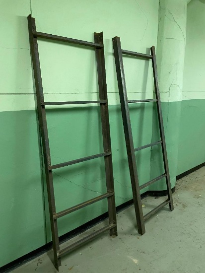 2 Shop-Made Heavy Duty Steel Shelf Uprights