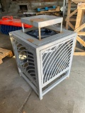 Metal Park Trash Receptacle