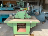 Industrial Table Saw or Straight Line Rip Saw (No Apparent ID Tag)