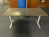 Adjustable Height Electric Elevation Conference / Work Table or Standing Desk
