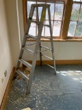 Werner Duty-Master Model 406, 6ft Aluminum A-Frame Ladder, 300lb Capacity