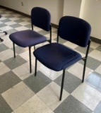 Two Matching Lobby Chairs by Basyx