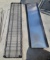 Lot of 2 Wall Mount Shelves, NSF, Misc. Tandoori Skewers