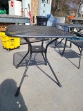 Metal Outdoor Patio Table (28in Square)