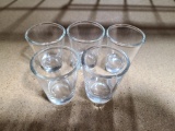 Five Cocktail Glasses
