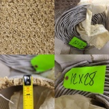 28 Ft Long x 12 Ft Wide Roll of New Carpet, See Photos for Thickness and Color