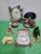 Cowboy Picture Frame & Western Animal Statues