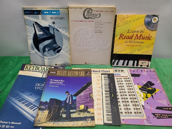 Misc. Song Books and Sheet Music Books, Blues, Chicago, Keyboard