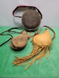 Vintage Canteens and or Water Bags, Native America / Cowboy