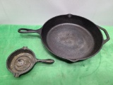 Cast Iron Pan & Ash Tray