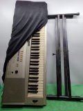 Yamaha Electric Keyboard and Stand Model YPG-225 (Cracked in One Corner)