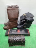 2 Pair Boots, Small Trunk / Chest, Replica Spanish Made Gun