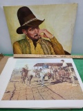 Large Stack of Bob Moline Western Prints