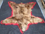 Full Body Bear Rug w/ Head, Tail, Arms and Legs 55in Long Mounted by Ken Hawkins Canada