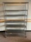 Mobile NSF Dunnage Storage Shelving Unit, 76in x 48in x 18in