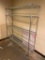 Stationary NSF Dunnage Storage Shelving Unit, 76in x 48in x 18in