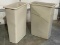 Lot of 2 Slim Jim Rubbermaid Trash Cans