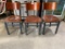 Lot of 3 Restaurant Chairs