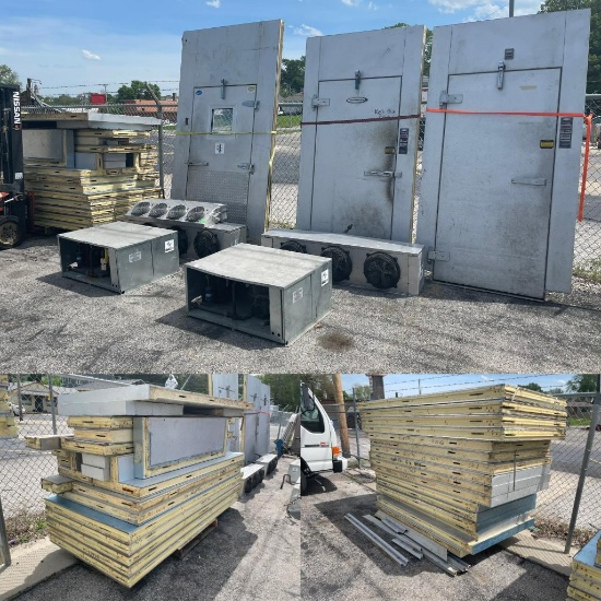 Walk-In Cooler / Freezer Kits - 3 Evaporators / Compressors, Full Size Wall Panels, Floor & Ceiling