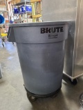 Rubbermaid BRUTE Trash Can w/ Dolly