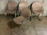 13 Modern Style Stacking Chairs, Sold x's $