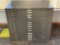 3-Unit Metal Flat File Cabinet - 54in x 42in x 47in H