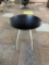 Contemporary Side Table, 24in Diameter