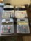 Lot of 4 Casio and Sharp Adding Machines