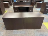 Office Desk & Matching 4-Drawer Lateral File Cabinet w/ Keys by Offices to Go
