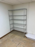 Chrome Wire Shelving Unit 6-Shelves