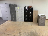 Large Group of Metal File Cabinets