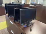 Five Computer Monitors w/ Power Cords