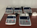 Five Canon Adding Machines, 4 Different Models