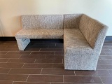 L-Shaped Padded Lobby / Waiting Room Bench