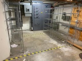 4 Stationary Chrome NSF Shelving Units, Sold 4x$