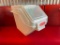 Rubbermaid FG9G5800WHT ProSave 12.6 Gallon / 200 Cup White Shelf Ingredient Storage Bin with Sliding