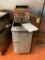 Kintera Model: KF4-N Gas Floor Fryer w/ 5 Fryer Baskets w/ Manual