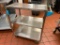 Carlisle Stainless Steel Utility Cart, 3 Shelves, 34in H x 27in x 18in