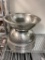 Lot of 24 - Stainless Steel Mixing Bowls, 9in x 3in